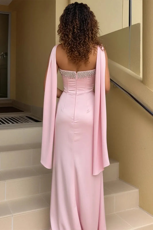 Glamorous Sheath Square Neck Halter Sleeveless Zipper Back Long Prom Dresses