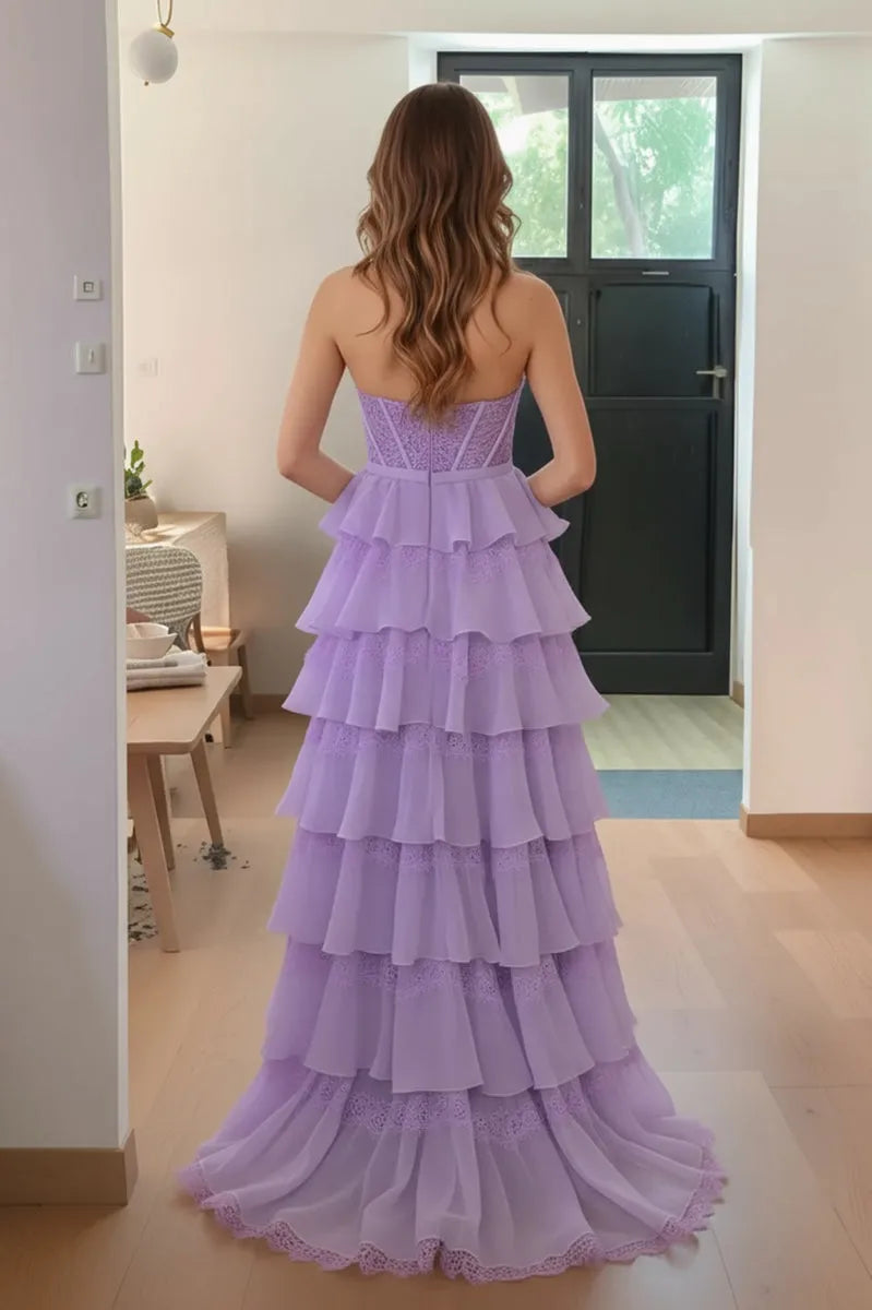 Romantic Ball Gown Sweetheart Neck Sleeveless Bow Floor-Length Prom Dresses